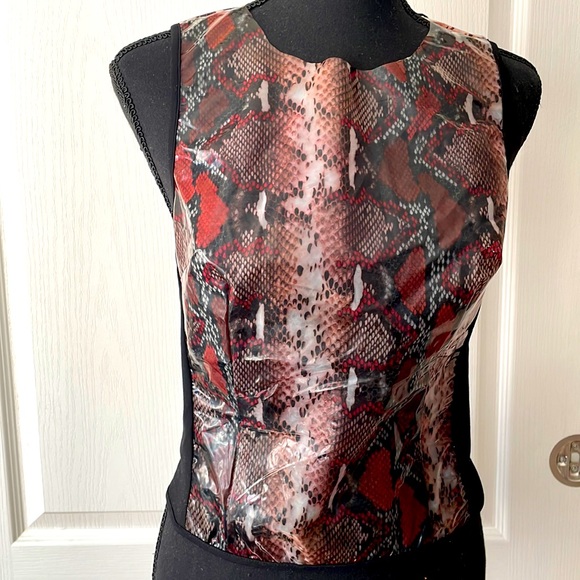 I. AM. GIA size M snake print tank NEW - Picture 1 of 8